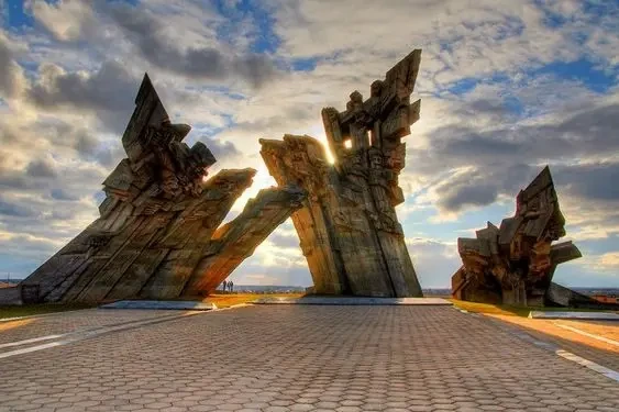 IX Fort The view of Kaunas Ix Fort monument